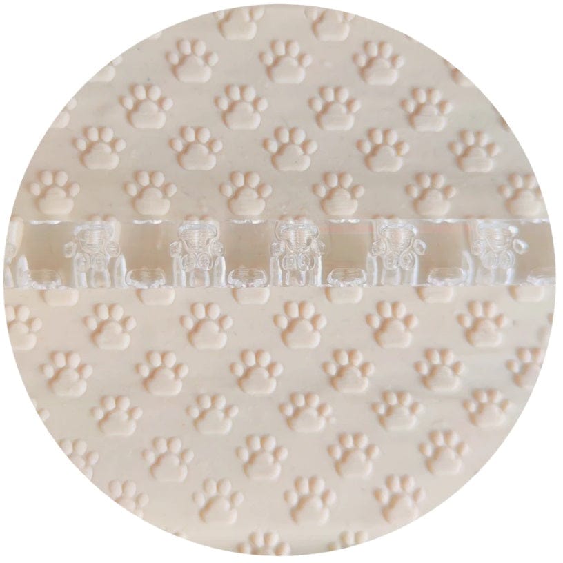 Paws Pattern Large Embossed Rolling Pin Engraved Cookie Baking Decorative