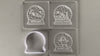 Load and play video in Gallery viewer, Christmas Snow Globe Fondant Embosser &amp; Cookie Cutter Set