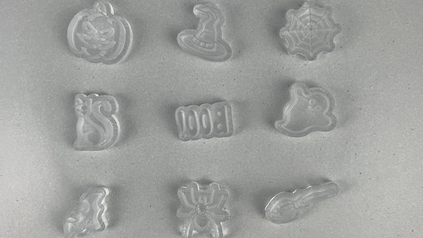 Spooky Halloween Fondant Cookie Mini Stamp Set