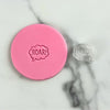 mini roar cookie stamp with fondant and stamp