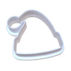 Santa Hat Christmas cookie cutter for fondant cookies – top view