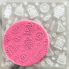 sweet party cookie stamp embosser fondant design