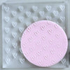 tiny heart outline cookie stamp embosser