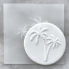 Palm Tree Acrylic Cookie Stamp Fondant Embosser