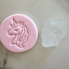 Magical unicorn cookie stamp for birthday cookies