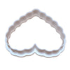 Romantic heart cookie cutter for Valentine's Day