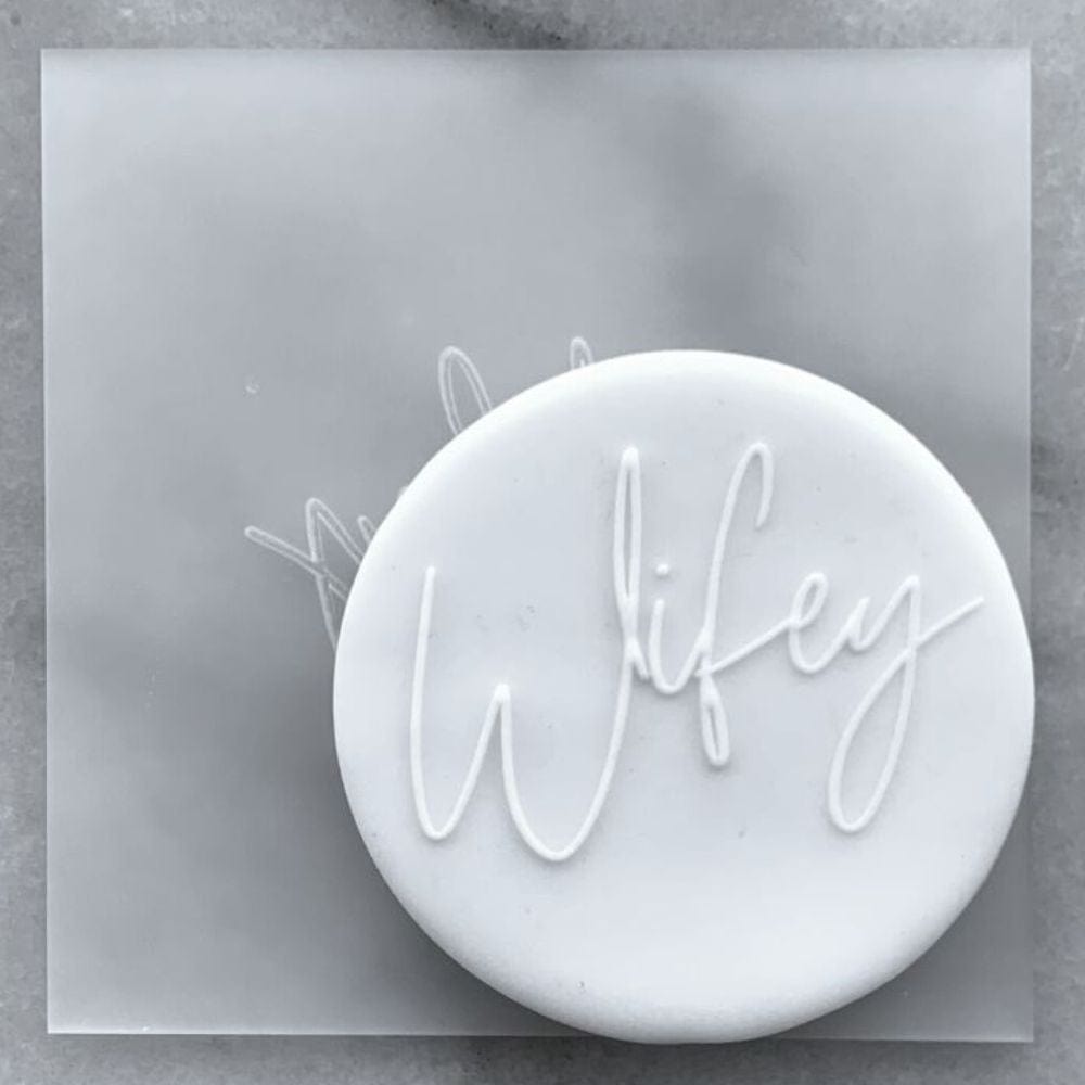 Wifey Wedding Cookie Stamp