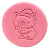 wombat christmas imprint cookie stamp fondant