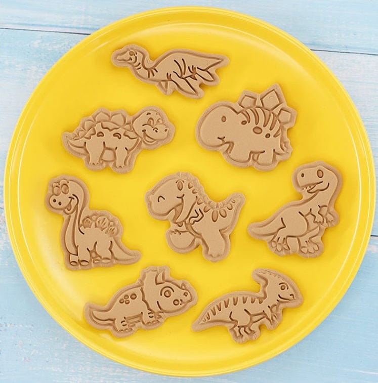 Dinosaur Cookie Cutter Stamp Embosser Set