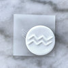 Zodiac Birthday Star Sign Acrylic Debosser Cookie Stamp Raised Fondant