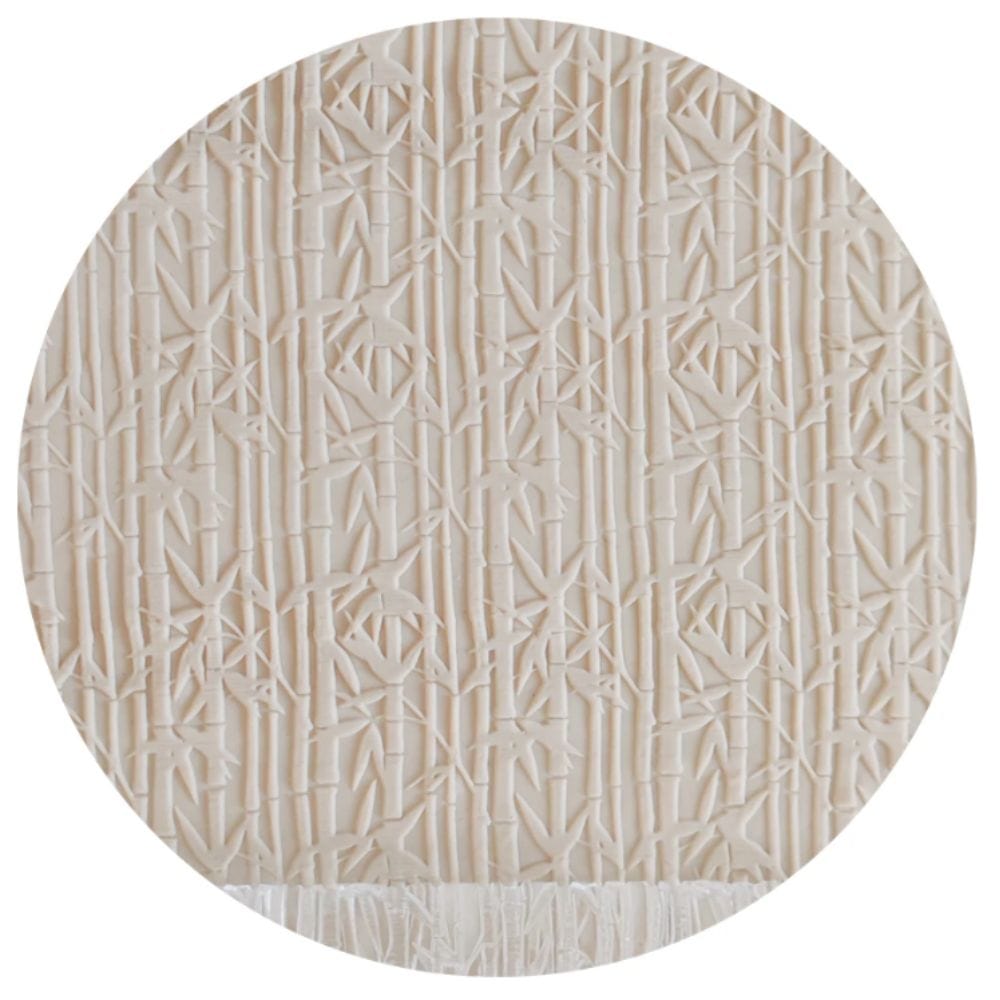 Acrylic Embossed Rolling Pin - Bamboo Tree Design | Perfect for Fondant Cookies