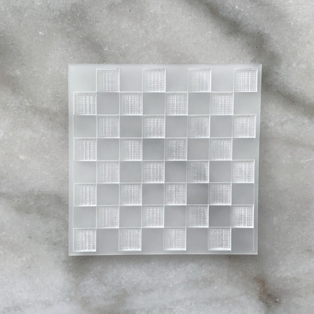 Chess Checkered Cookie Stamp