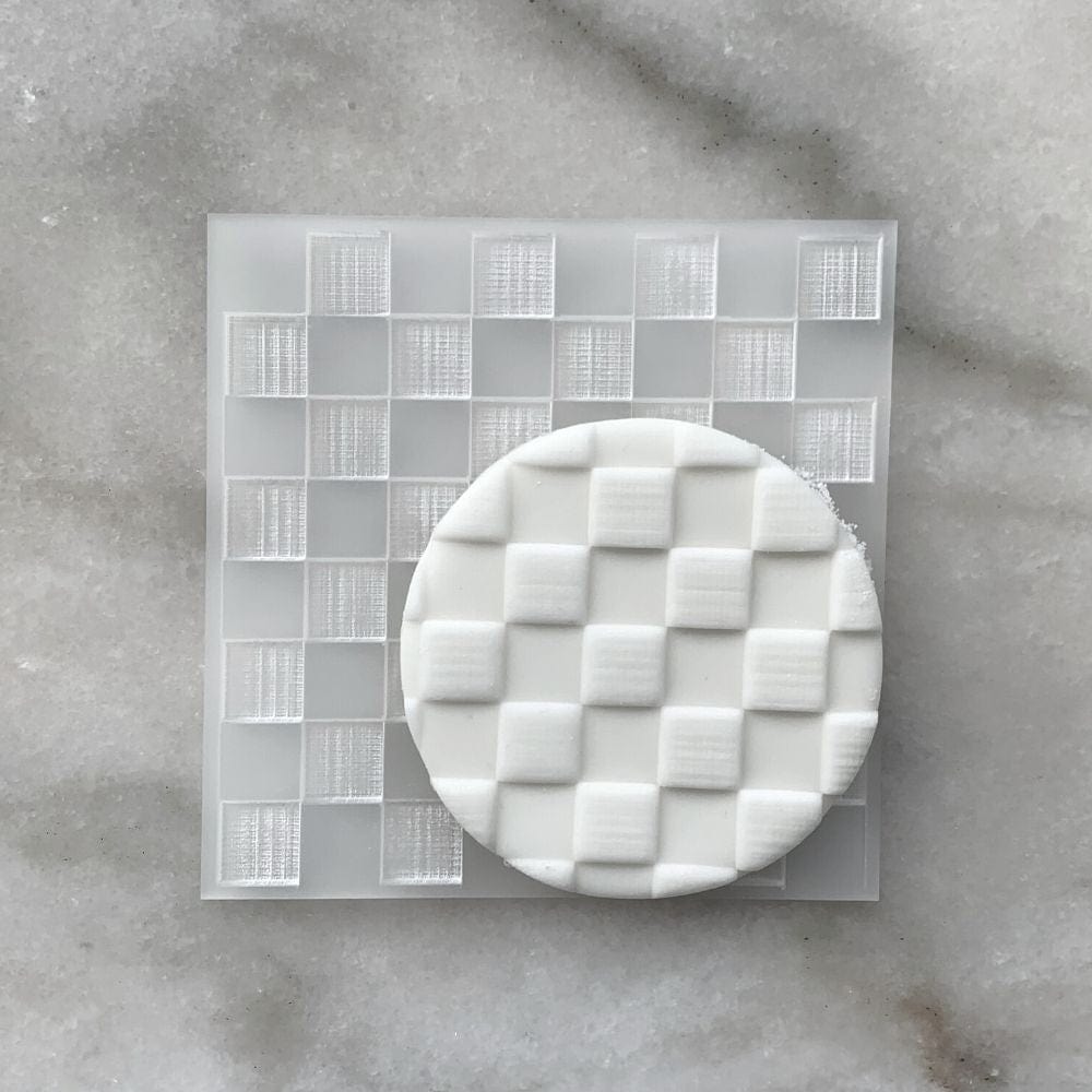 Chess Checkered Cookie Stamp