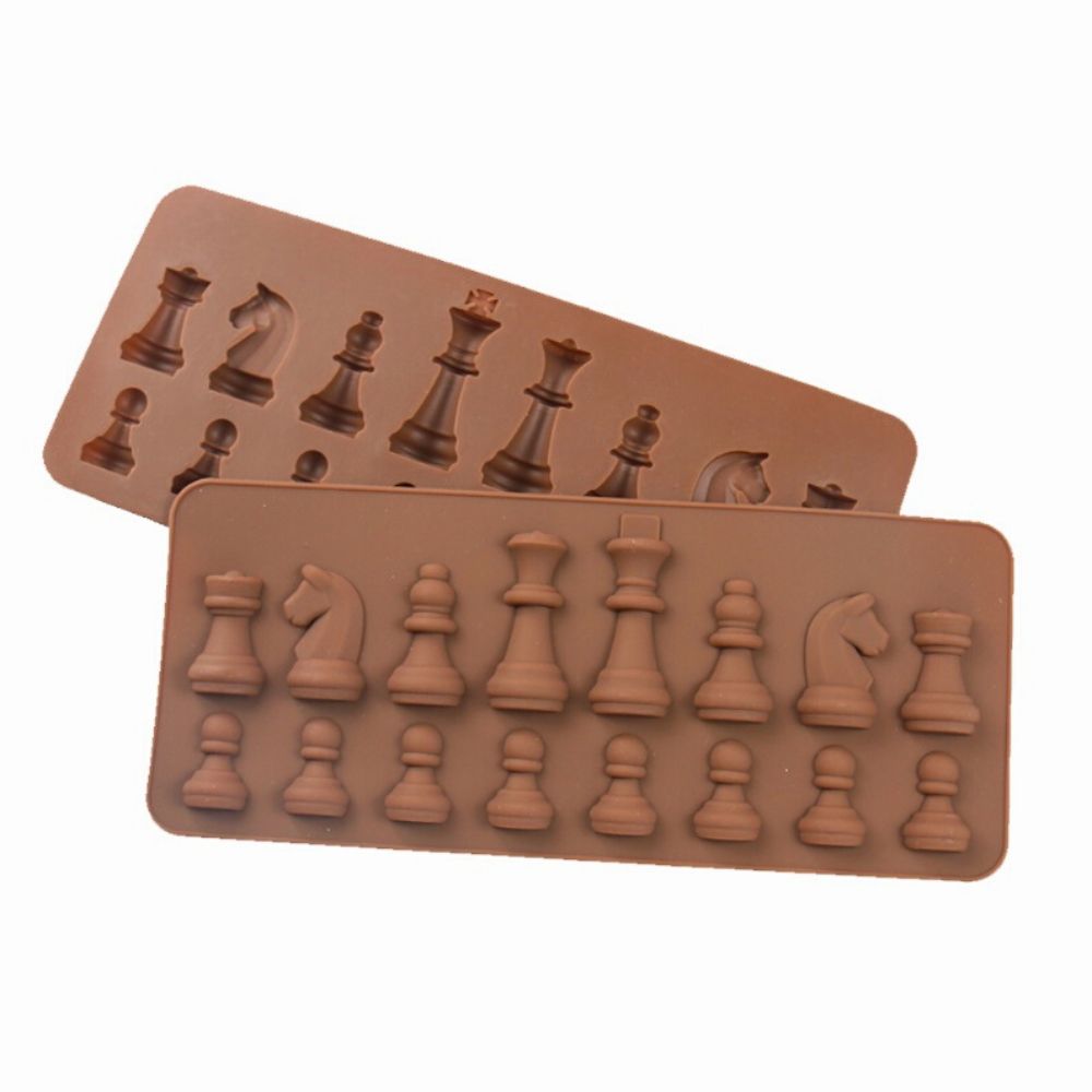 Chess Piece Silicone Mould Set Baking Dessert Cakes Cookies Fondant