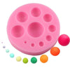 Circle Round Balls Silicone Mould Set Dessert Cakes Cookies Fondant