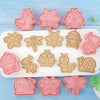 Cute Bug Insect Themed Cookie Cutter Stamp Embosser Set
