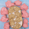 Fairy Tale Princess Cute Cookie Cutter Stamp Embosser Set