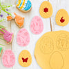 Easter Egg Cookie Cutter Stamp Embosser Set
