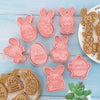 Cute Easter Cookie Cutter Stamp Embosser Set