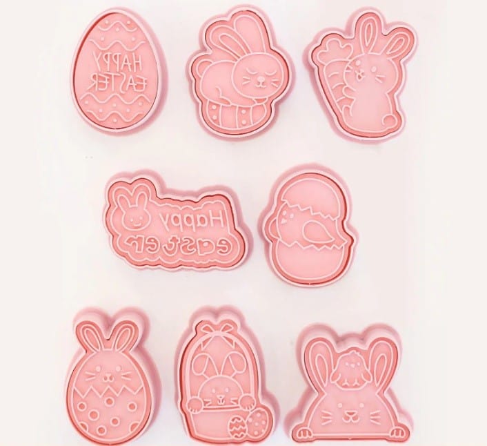 Happy Easter Cookie Cutter Stamp Embosser Set
