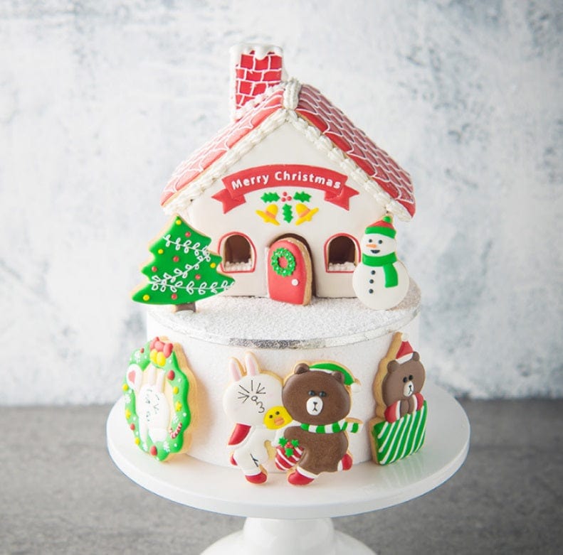 Christmas Gingerbread House Cookie Cutter Set