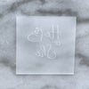 He Or She Baby Gender Reveal Cookie Stamp