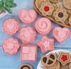 Biscuit Cookie Cutter Stamp Embosser Set