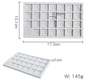 Alphabet Block Font Letters Silicone Mould Baking Resin