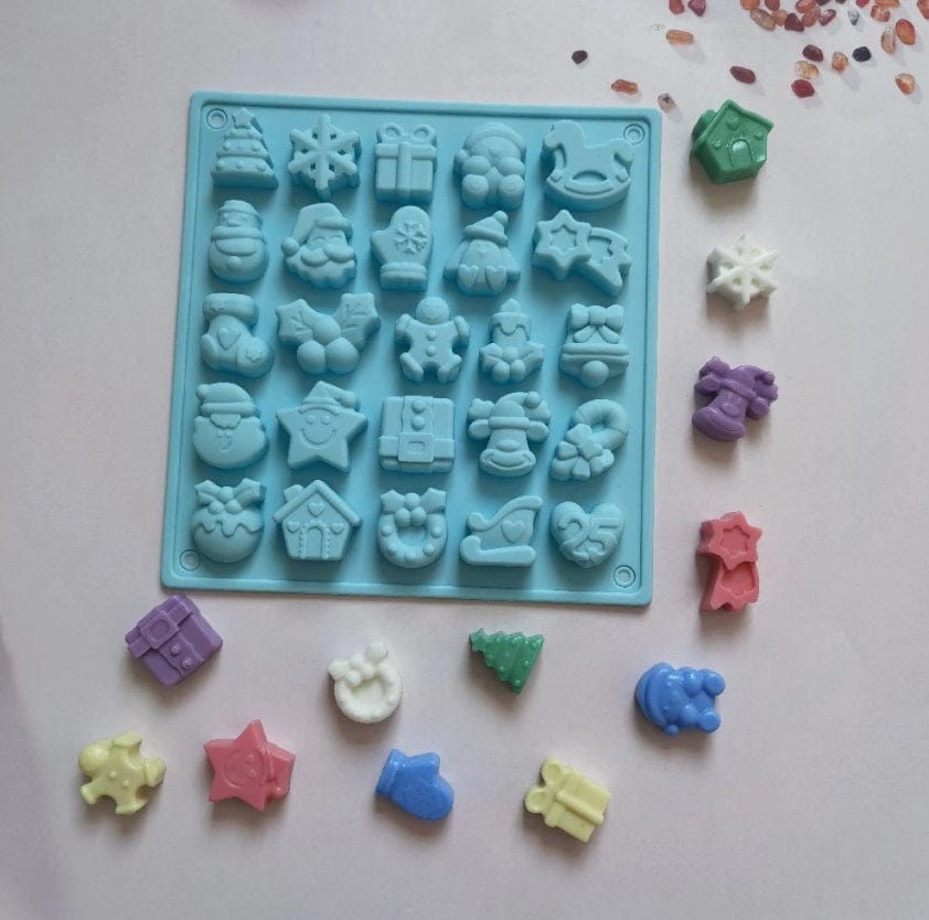 Christmas Silicone Mould Set Baking Desserts Fondant