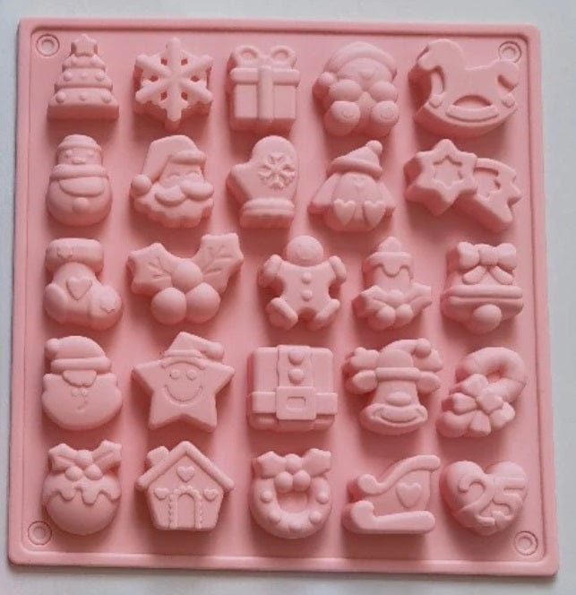 Christmas Silicone Mould Set Baking Desserts Fondant