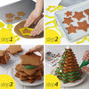 Christmas Tree Stars Cookie Cutter Set
