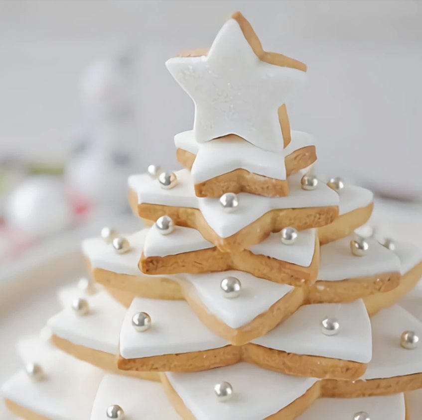 Christmas Tree Stars Cookie Cutter Set