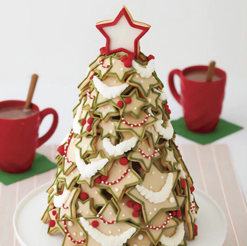 Christmas Tree Stars Cookie Cutter Set