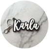 Custom Acrylic Keyring Name Bag Tag Keychain