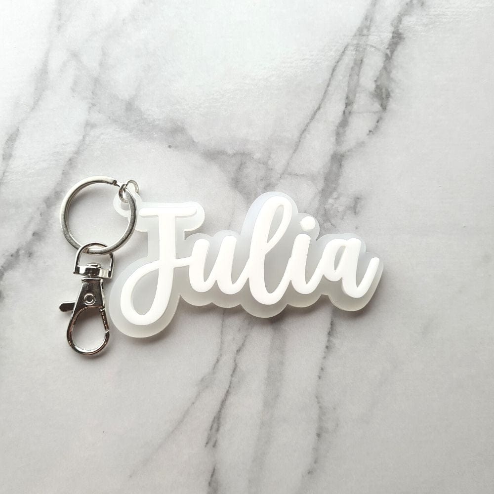Custom Acrylic Keyring Name Bag Tag Keychain