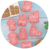 Load image into Gallery viewer, Cute Dog Cookie Cutter Stamp Embosser Set