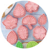 Load image into Gallery viewer, Cute Leaves Cookie Cutter Stamp Embosser Set
