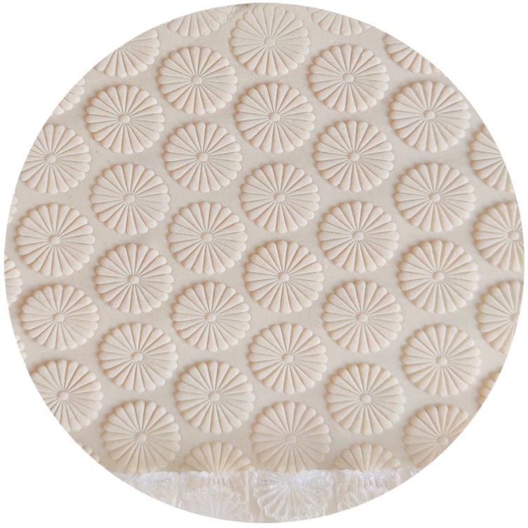 Acrylic Embossed Rolling Pin - Daisy Flower Design | Perfect for Fondant Cookies