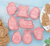 Happy Easter Cookie Cutter Stamp Embosser Set