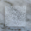 Acrylic fondant debosser with Floral Background design