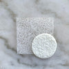 Floral Background design embossed on fondant using acrylic debosser