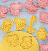 Fun Animal Cookie Cutter Stamp Embosser Set