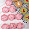 Festive Christmas Baubles Cookie Cutter Stamp Embosser Set