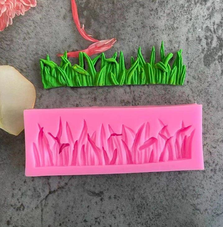 Grass Silicone Mould Baking Desserts Fondant