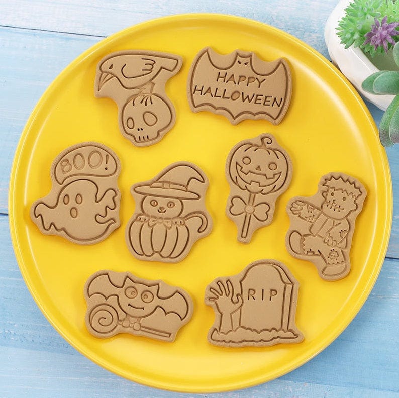 Halloween Cookie Cutter Stamp Embosser Set