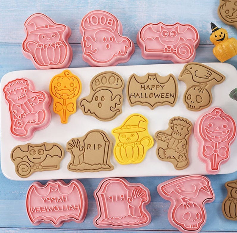Halloween Cookie Cutter Stamp Embosser Set