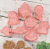 Spooky Halloween Cookie Cutter Stamp Embosser Set