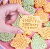 Load image into Gallery viewer, Happy Birthday Cookie Cutter Stamp Embosser Set
