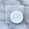 Happy Mother's Day V4 Debosser Cookie Stamp Raised Fondant