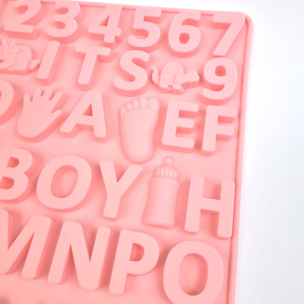It's A Boy/Girl Letters Alphabet Silicone Mould Baking Desserts Fondant